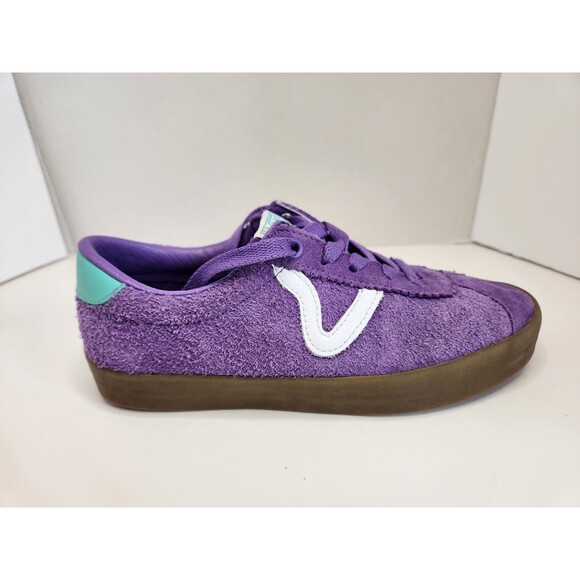 Vans Old Skool Shoes Unisex Men‎ 5 Women 6.5 Purple Suede Skate Sneakers - Picture 5 of 10